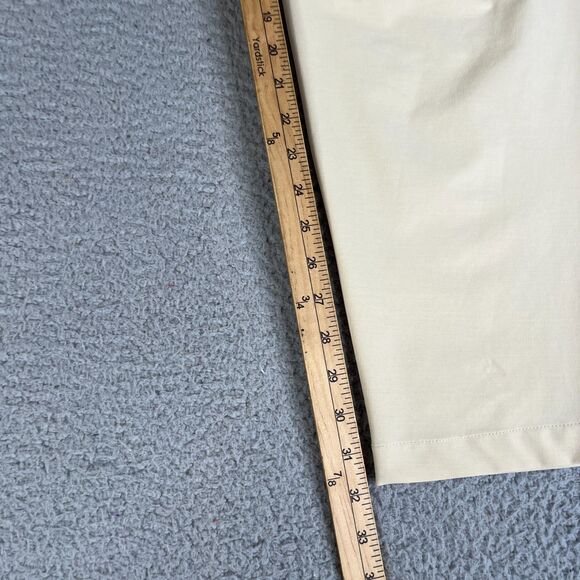 Lot of 2 Fabletics Chino Pants 41x32 Khaki Beige Cream Tapered Athleisure Hiking - Picture 10 of 16
